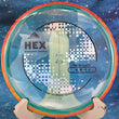 Load image into Gallery viewer, Axiom Hex Proton - Project Lab Coat - Red Swirl Rim and Blue Core - 176g
