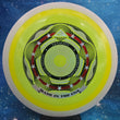 Load image into Gallery viewer, Neon Yellow Axiom Tenacity Made in the USA Special Edition in Neutron plastic with a White Rim and Red/Silver/Black stamp.
