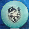Load image into Gallery viewer, Blue Rim and Metallic Blue Prism Plasma Plastic Axiom Pyro Unearthed Stamp - 176g - Dark Stars Stamp.
