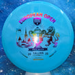 Load image into Gallery viewer, New Blue Glimmer Discmania MD3 Gannon Buhr Q-Line Premier Midrange - Rainbow Holographic Stamp - 178g.
