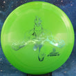 Load image into Gallery viewer, Lime Green Discraft Force in Big Z plastic with a Green Holo character stamp.
