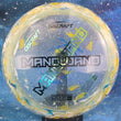 Load image into Gallery viewer, Yellow Jawbreaker ZFLX Discraft Scorch with a Black and Teal Misprint foil stamp.
