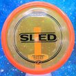 Load image into Gallery viewer, New Discraft Sled in Z-Line Plastic - Neon Orange with Black Matte Stamp - 177g.
