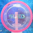 Load image into Gallery viewer, New Discraft Sled in Z-Line Plastic - Neon Pink with Silver Money Stamp - 177g.
