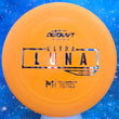 Load image into Gallery viewer, New Orange Discraft Ultra Luna in Hard Putter Line Plastic - First Run Special Edition with US Flag Stamp - 174g.
