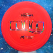 Load image into Gallery viewer, New Red Discraft Ultra Luna in Hard Putter Line Plastic - First Run Special Edition with Jelly Bean Stamp - 175g.
