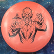 Load image into Gallery viewer, Peach Discraft Undertaker in Big Z plastic with a Black Matte character stamp.
