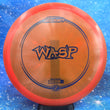 Load image into Gallery viewer, Orange Discraft Wasp in Z Line plastic with a Blue Matte foil stamp.

