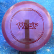 Load image into Gallery viewer, Purple Discraft Wasp in Z Line plastic with a Red Matte foil stamp.
