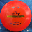 Load image into Gallery viewer, Orange Dynamic Discs Defender in Lucid plastic with a Multi-Color Holo foil stamp.

