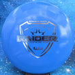 Load image into Gallery viewer, Blue Dynamic Discs Raider in Fuzion plastic with a Silver Holo foil stamp.
