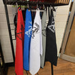 Load image into Gallery viewer, Gravity Disc Golf Waffle Towels with Carabiner Clip Color Lineup - White, Red, Black, Gray, Blue.
