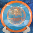 Load image into Gallery viewer, Blue and orange Halo Star Destroyer disc golf driver, 2026 Garrett Gurthie Champion Series tour stamp with orange holo foil

