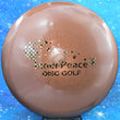 Load image into Gallery viewer, Brown Shimmer Star Innova Roc3 with Black and Gold Checker Inner Peace specialty stamp - 180g.
