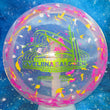 Load image into Gallery viewer, New Pink and Yellow Innova Thunderbird Eveliina Salonen Tour Series in Party Time Champion Plastic - Green Holographic Stamp - 172g.
