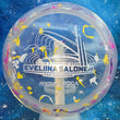 Load image into Gallery viewer, New White and Yellow Innova Thunderbird Eveliina Salonen Tour Series in Party Time Champion Plastic - Silver Holographic Stamp - 173g.
