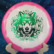 Load image into Gallery viewer, New Pink and White Orbit Latitude 64 Grace Kristin Tattar 2x Team Series in Royal Grand Orbit Plastic - Green Stamp - 174g.
