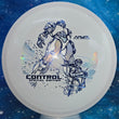 Load image into Gallery viewer, New White MVP Control from the Special Edition Series in Premium Neutron Plastic - Silver and Blue Holographic Stamp - 174g.
