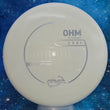 Load image into Gallery viewer, New MVP Ohm Putter in Neutron Plastic - Project Lab Coat Special Edition with White GYRO Rim and White Core - Silver Holo Stamp.

