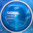 Load image into Gallery viewer, Blue Proton Plastic MVP Signal with White Project Lab Coat Rim - 173g - Silver Stamp.
