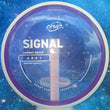 Load image into Gallery viewer, Purple Proton Plastic MVP Signal with White Project Lab Coat Rim - 172g - Silver Stamp.
