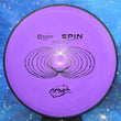 Load image into Gallery viewer, Purple MVP Spin in Electron plastic with Black specialty stamp - 174g.

