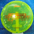 Load image into Gallery viewer, Neon Yellow and White Z Jawbreaker Plastic Discraft Captain's Caliber Seppo Paju First Run - 174g - Orange Holographic Stamp.

