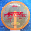Load image into Gallery viewer, Orange and Lime Z Jawbreaker Plastic Discraft Captain's Caliber Seppo Paju First Run - 175g - Red Checker Holographic Stamp.
