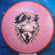 Load image into Gallery viewer, Orange Rim and Metallic Pink Prism Plasma Plastic Axiom Pyro Unearthed Stamp - 176g - Dark Stars Stamp.
