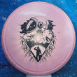 Load image into Gallery viewer, Pink Rim and Metallic Pink Prism Plasma Plastic Axiom Pyro Unearthed Stamp - 176g - Dark Stars Stamp.
