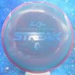 Load image into Gallery viewer, Pre-Owned Purple and Blue Climo Disc Golf Streak in Signature Line Plastic - 8/10 Condition - 172g - Uninked.
