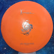 Load image into Gallery viewer, Pre-Owned Orange 2011 PDGA Worlds First Flight Plastic DGA Hurricane - 7/10 Condition - 173g - Inked.
