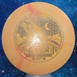 Load image into Gallery viewer, Pre-Owned Limited Edition Worlds ESP Discraft Meteor - Yellow and Pink Swirl - 8.5/10 Condition - 177g - Uninked.
