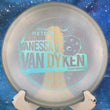 Load image into Gallery viewer, Pre-Owned Vanessa Vandyken Signature Z Sparkle Discraft Meteor - Silver - 8/10 Condition - 178g - Faded Ink.
