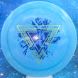 Load image into Gallery viewer, Pre-Owned Blue ESP Swirl Plastic Discraft Nuke with Blue Gravity Stamp - 9/10 Condition - 173g - Uninked.
