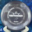 Load image into Gallery viewer, Pre-Owned Dark Grey Paige Pierce 4x Signature Series BioFuzion Plastic Dynamic Discs Defender - 8/10 Condition - 173g - Inked/Ink Stamp on Back.
