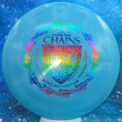 Load image into Gallery viewer, Pre-Owned Blue Custom Stamp Tournament Plastic Dynamic Discs Defender - 10/10 Condition - 172g - Uninked.
