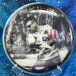Load image into Gallery viewer, Pre-Owned Dynamic Discs Enforcer in DyeMax Lucid Plastic - Black, White, and American Flag Design - 9/10 Condition - 175g - Uninked.

