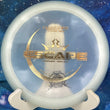 Load image into Gallery viewer, Pre-Owned White/Clear Moonshine Glow Plastic Dynamic Discs Escape - 9/10 Condition - 173g - Inked/Ink Stamp on Back.
