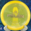 Load image into Gallery viewer, Pre-Owned Yellow Lucid Plastic Dynamic Discs Felon - 8/10 Condition - 176g - Inked.
