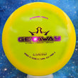 Load image into Gallery viewer, Pre-Owned Yellow Dynamic Discs Getaway Fairway Driver in Lucid Plastic - 8/10 Condition - 174g - Inked.
