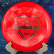 Load image into Gallery viewer, Pre-Owned Red Fuzion Plastic Dynamic Discs Raider - 9/10 Condition - 172g - Heavy Ink On Rim.
