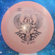 Load image into Gallery viewer, Pre-Owned Pink Swirly S-Blend Plastic Infinite Discs Pharaoh - Garrett Gurthie Signature Edition - 7.5/10 Condition - 176g - Inked Front and Back.
