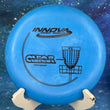 Load image into Gallery viewer, Pre-Owned Vintage Blue Swirl Innova Aviar Penned Patent PFN 2-Ring San Marino DX Putter - 9/10 Condition - 150g - Uninked.
