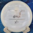 Load image into Gallery viewer, Pre-Owned White Opto Plastic Latitude 64 Explorer - Custom Stamp - 8/10 Condition - 173g - Uninked.

