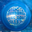 Load image into Gallery viewer, Pre-Owned Blue Foundation Stamped Z Line Plastic Discraft Heat - 8/10 Condition - 172g - Inked.
