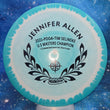 Load image into Gallery viewer, Pre-Owned Blue / White Jennifer Allen Signature Series Proto Glow Halo Star Plastic Innova Wraith - 9.5/10 Condition - 174g - Uninked Poptop.
