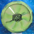 Load image into Gallery viewer, Pre-Owned Lime / Black 2022 Ledgestone ESP Swirl Plastic Discraft Heat - 8.5/10 Condition - 172g - Inked.
