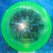 Load image into Gallery viewer, Pre-Owned Lime Seraphim Stamp 400 Glimmer Plastic Prodigy Pivot - 9/10 Condition - 174g - Uninked.
