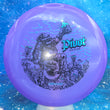 Load image into Gallery viewer, Pre-Owned Purple Club Box Battle Dwarf 400 Glow Plastic Prodigy Pivot - 9/10 Condition - 175g - Uninked.
